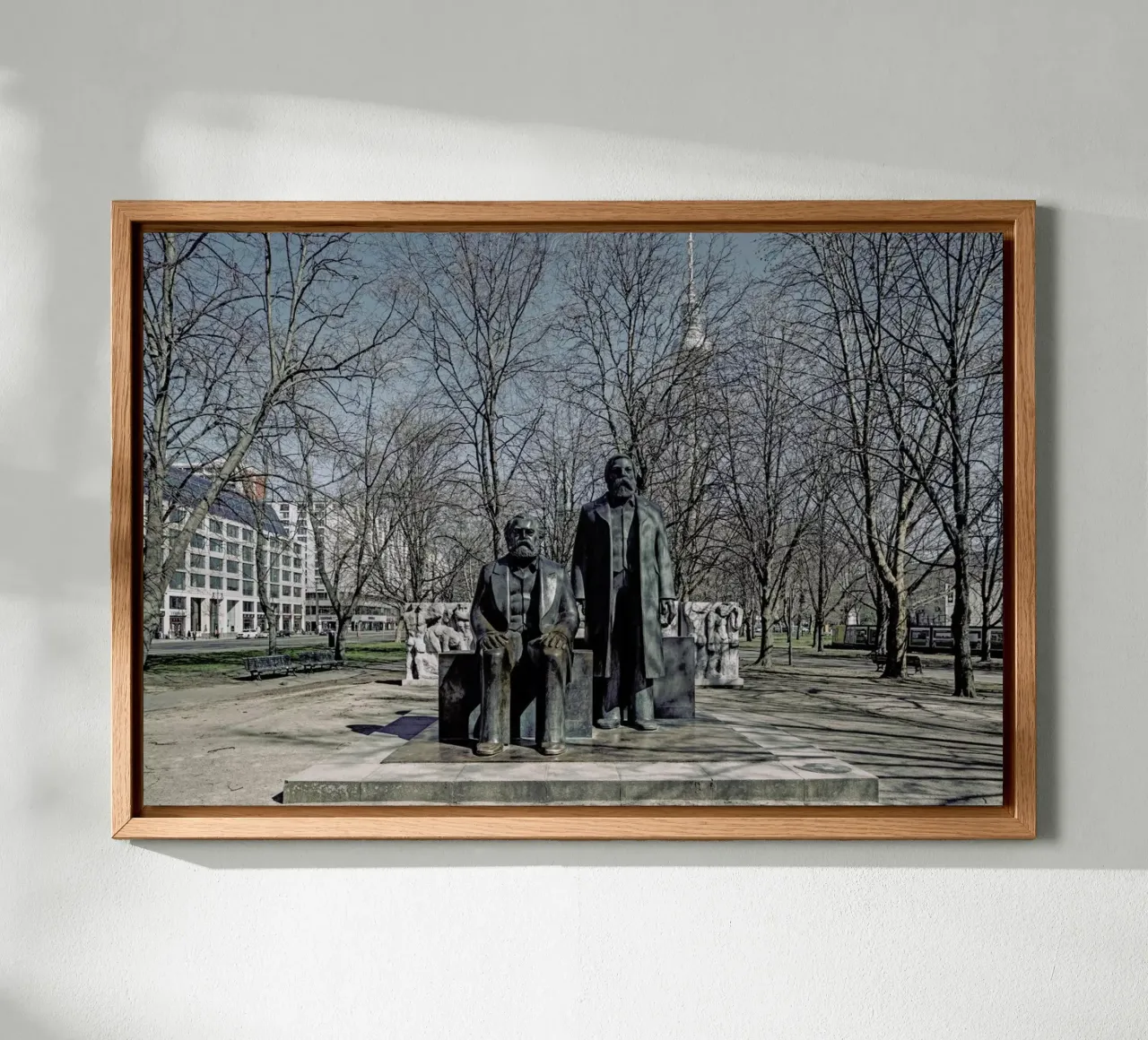 Berlin 2020 No 15 canvas met Baklijst van Michael Belhadi