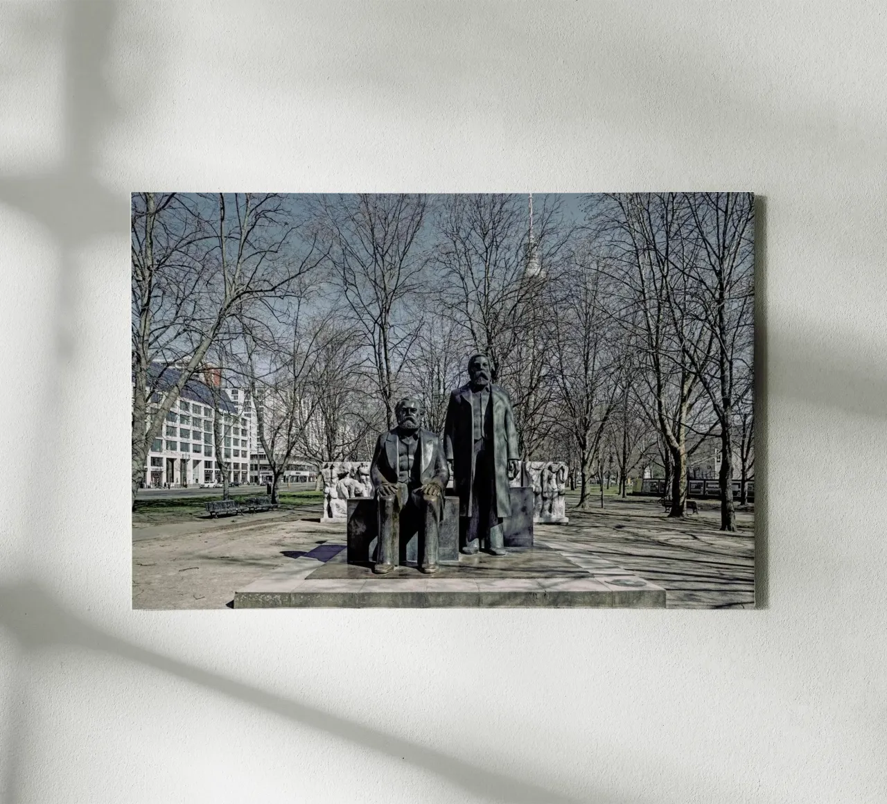 Berlin 2020 No 15 canvas met Baklijst van Michael Belhadi