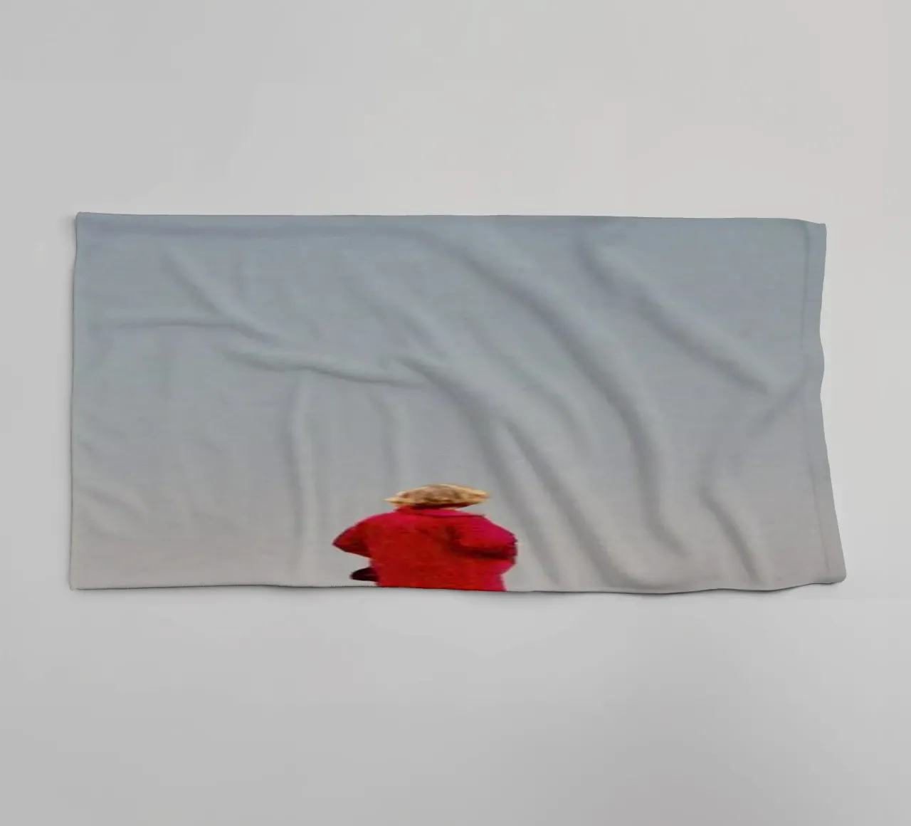 Everything was Red asciugamano da bagno da Frank Moth