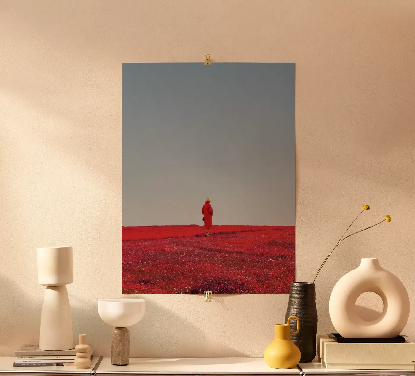 Everything was Red poster by Frank Moth