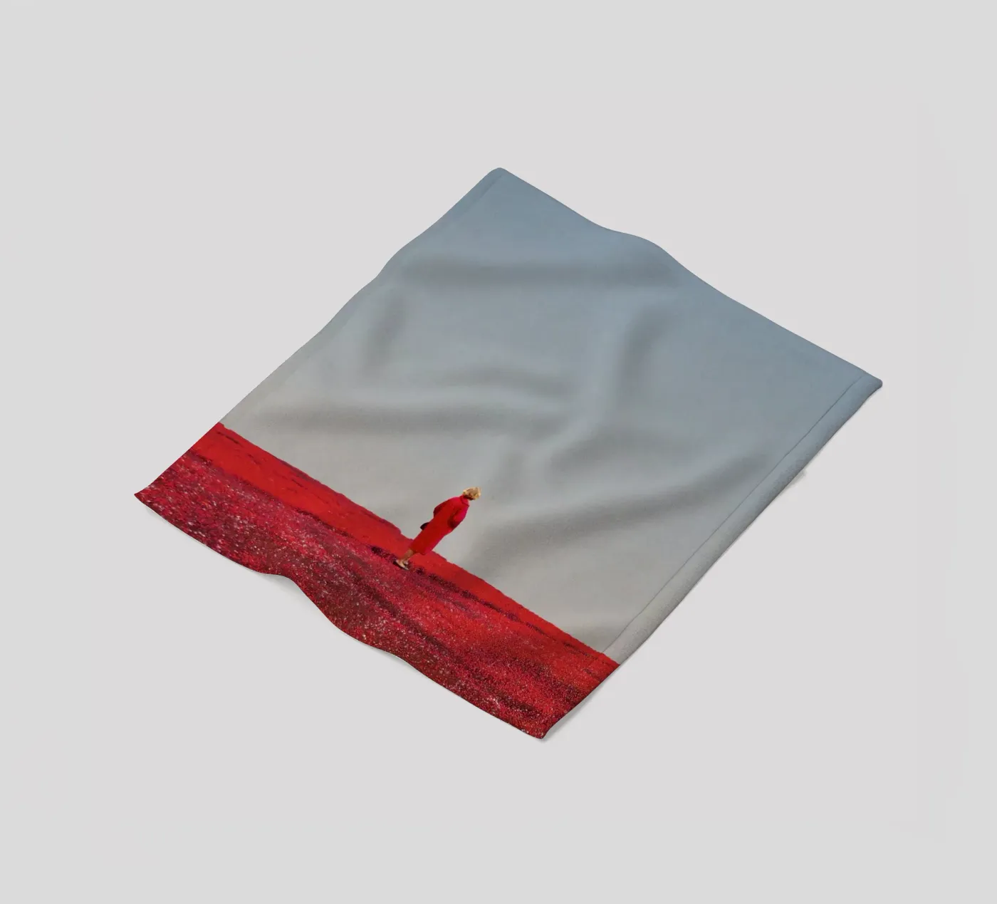 Everything was Red fleecedeken van Frank Moth