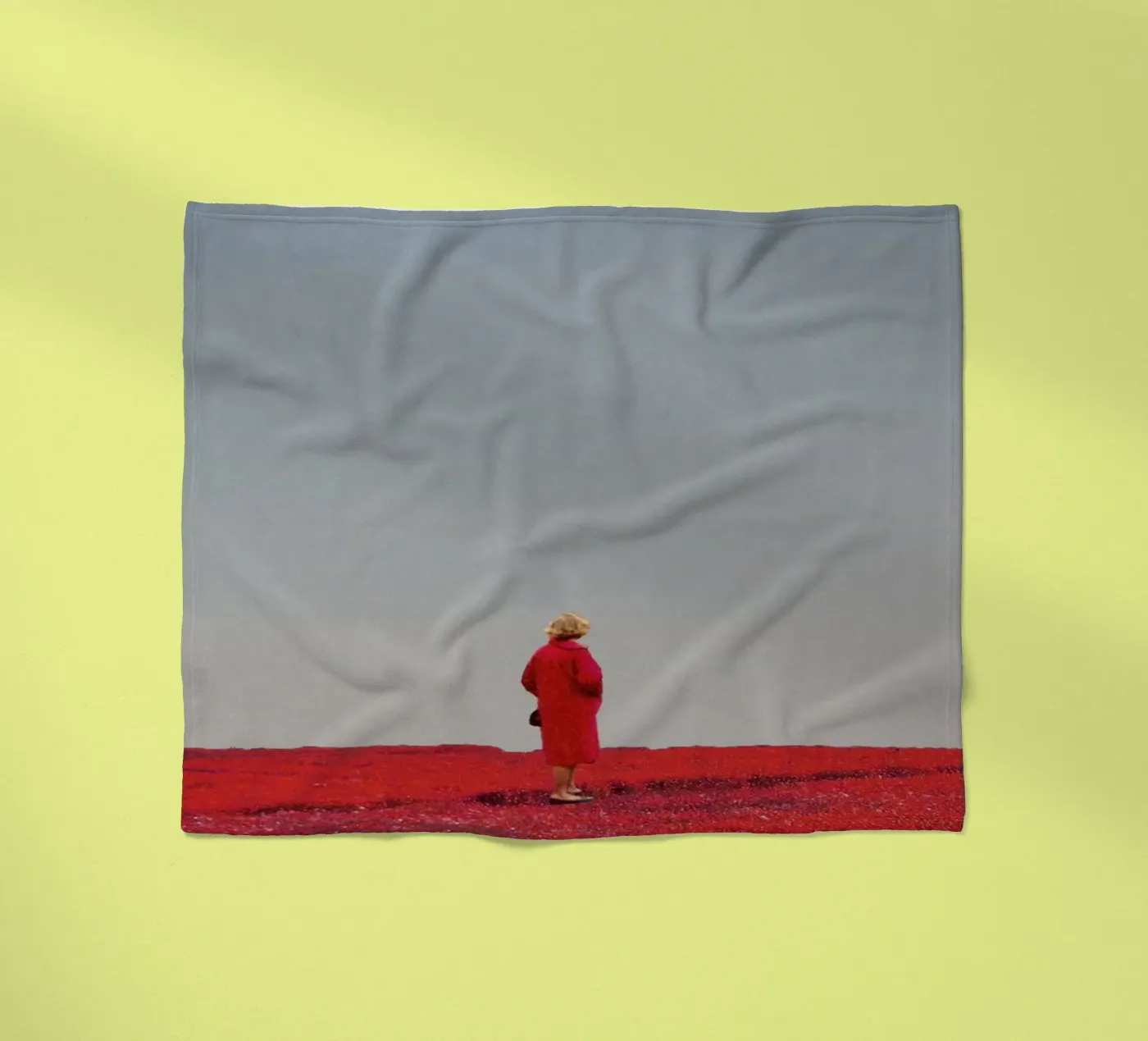 Everything was Red fleecedeken van Frank Moth