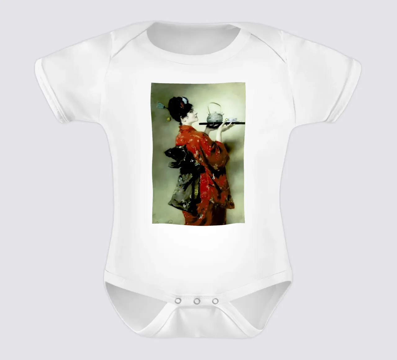 Pausinger - The Japanese Lady body neonato maniche corte da ARTOTHEK