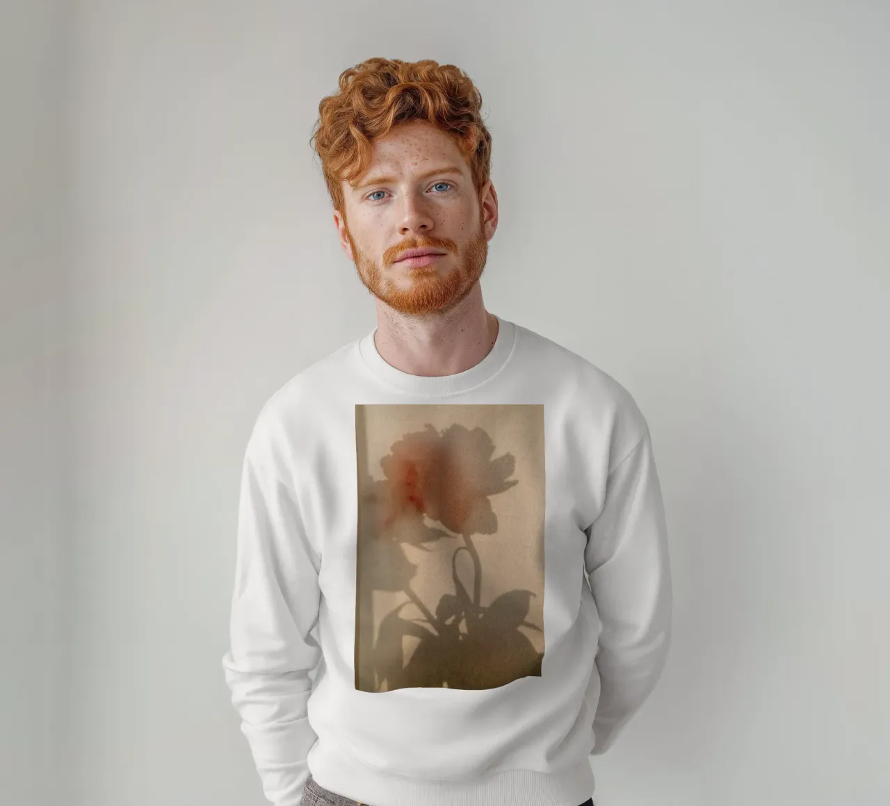 Abstract — Flower Shadow II felpa da Sebastian Hilgetag