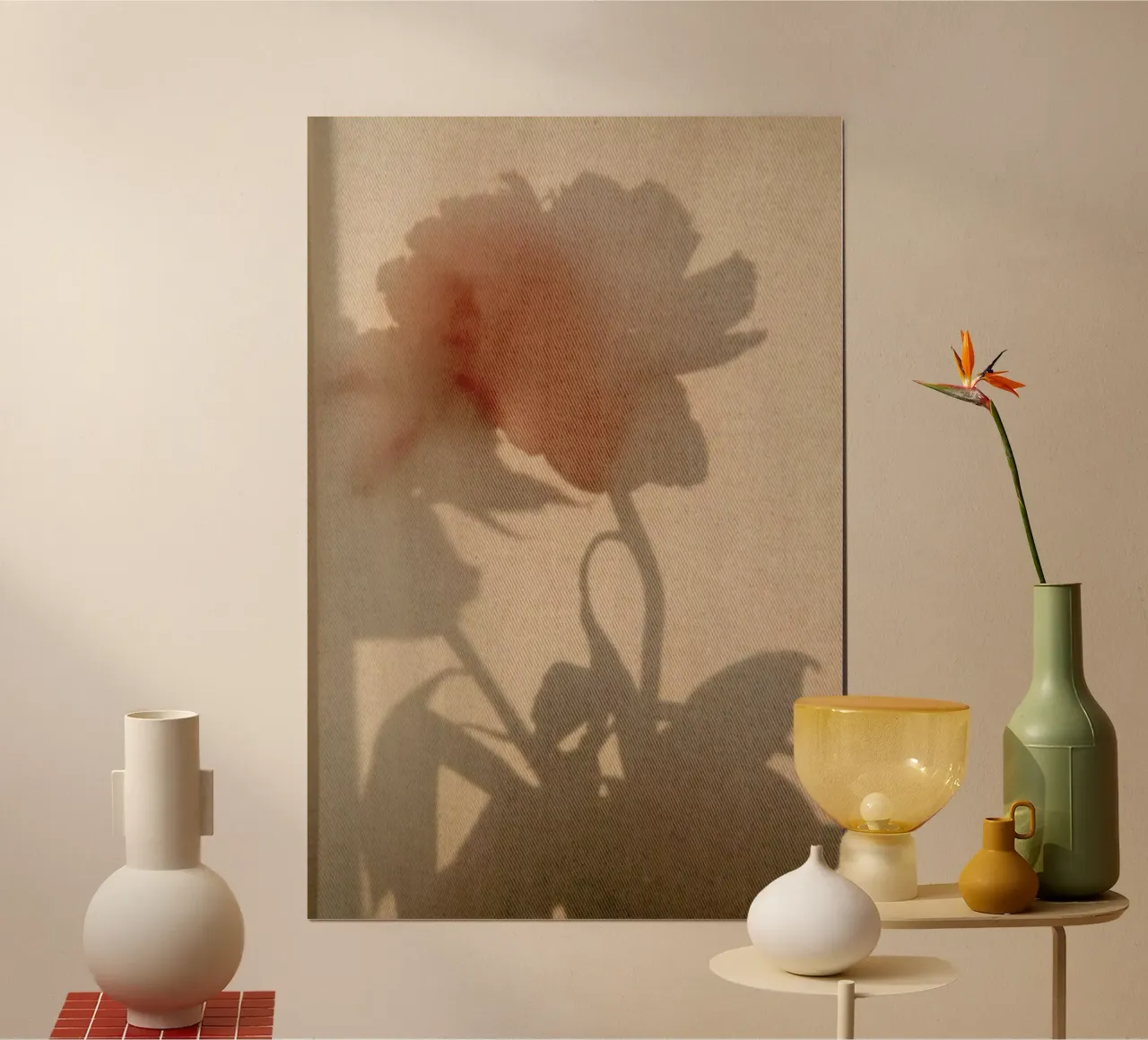 Abstract — Flower Shadow II carta hahnemühle da Sebastian Hilgetag