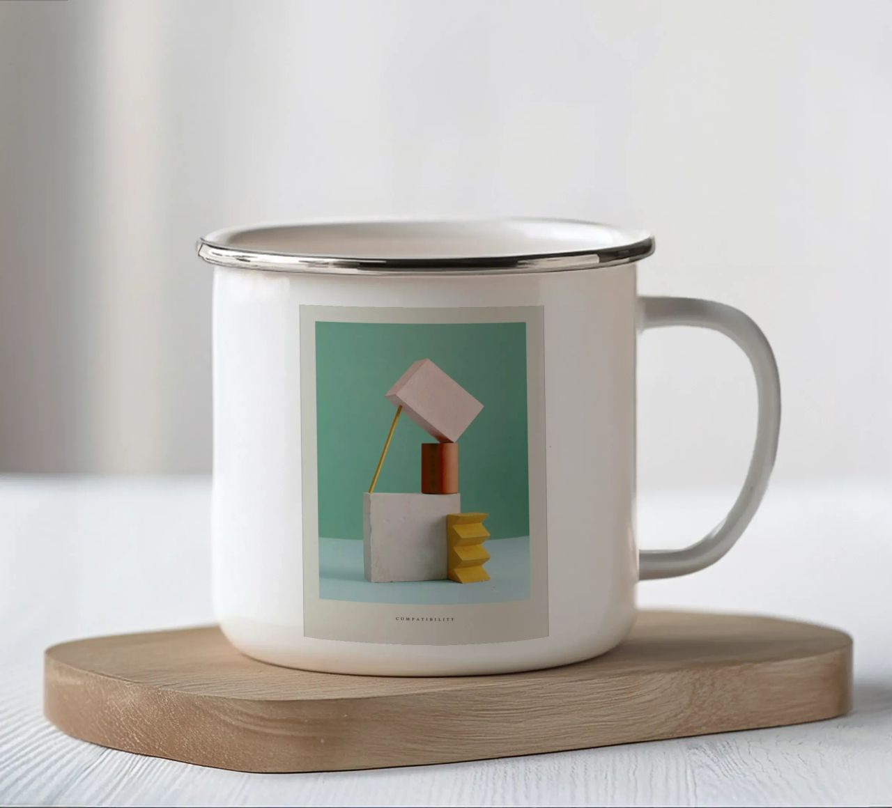 Compatibility II enamel mug by Graphite