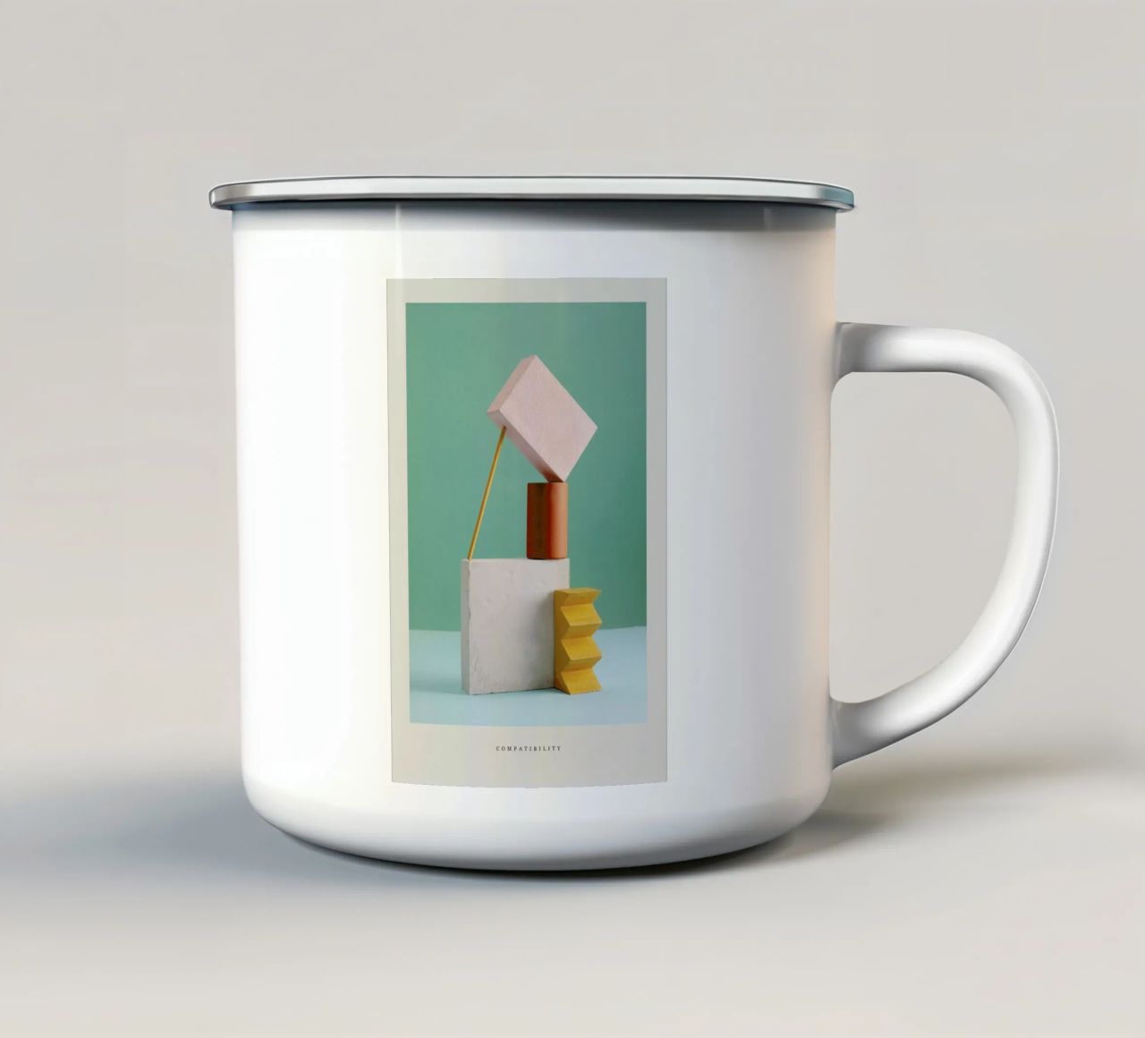 Compatibility II enamel mug by Graphite
