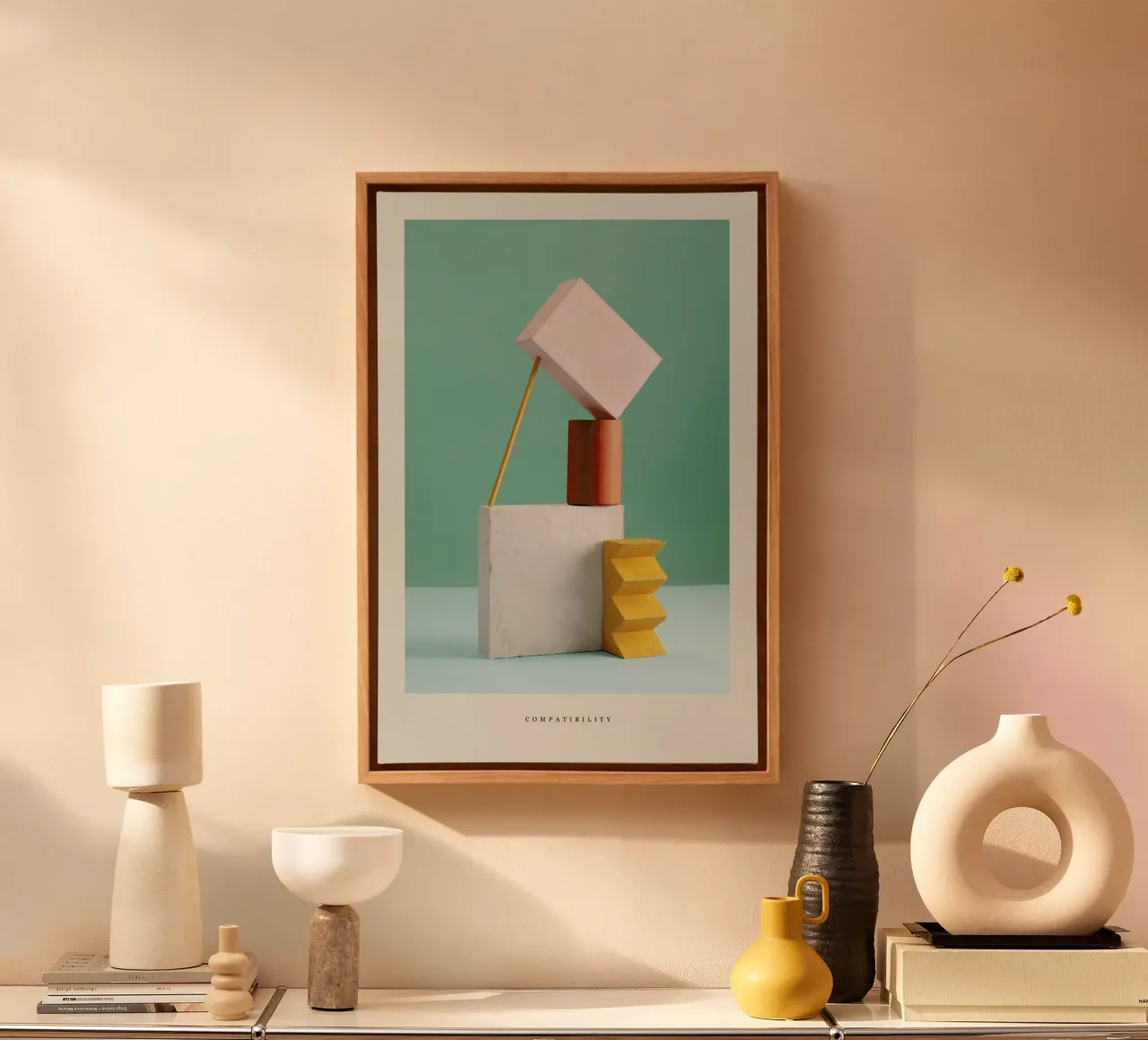 Compatibility II canvas by Graphite