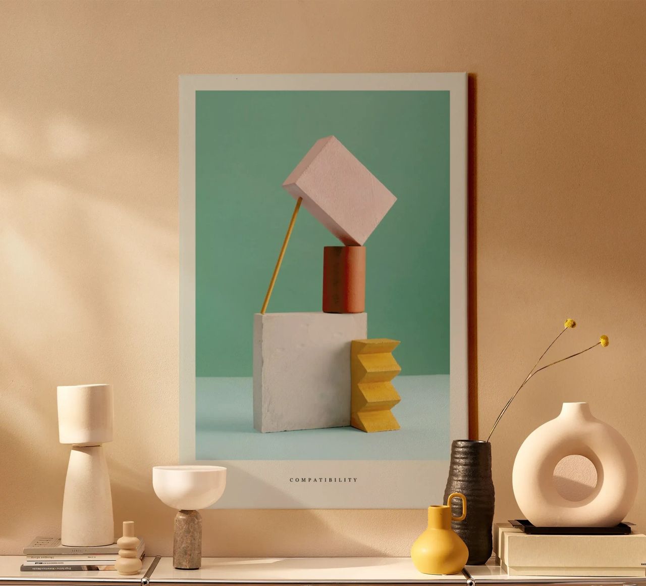 Compatibility II canvas by Graphite