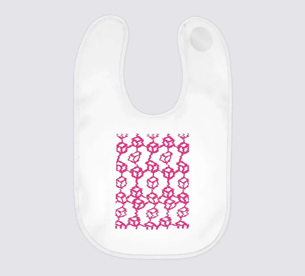 Wired_Stack_Triple baby bib by Crypto_Jungle