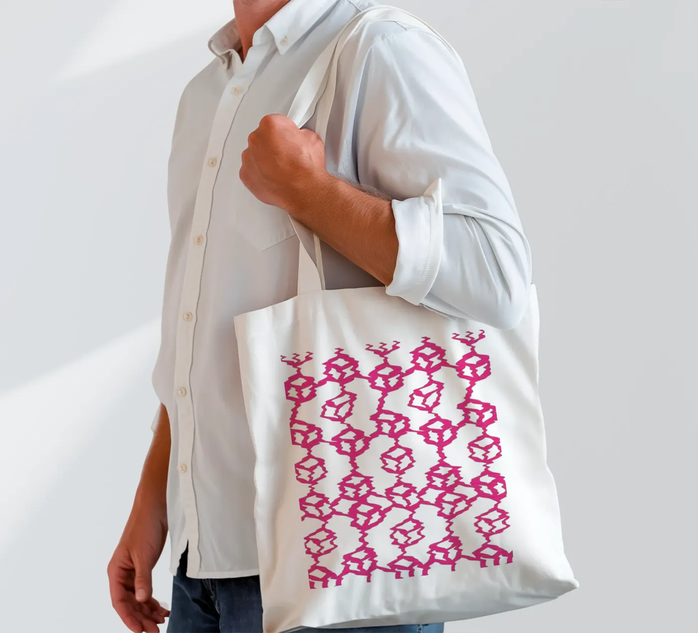 Wired_Stack_Triple tote bag de Crypto_Jungle