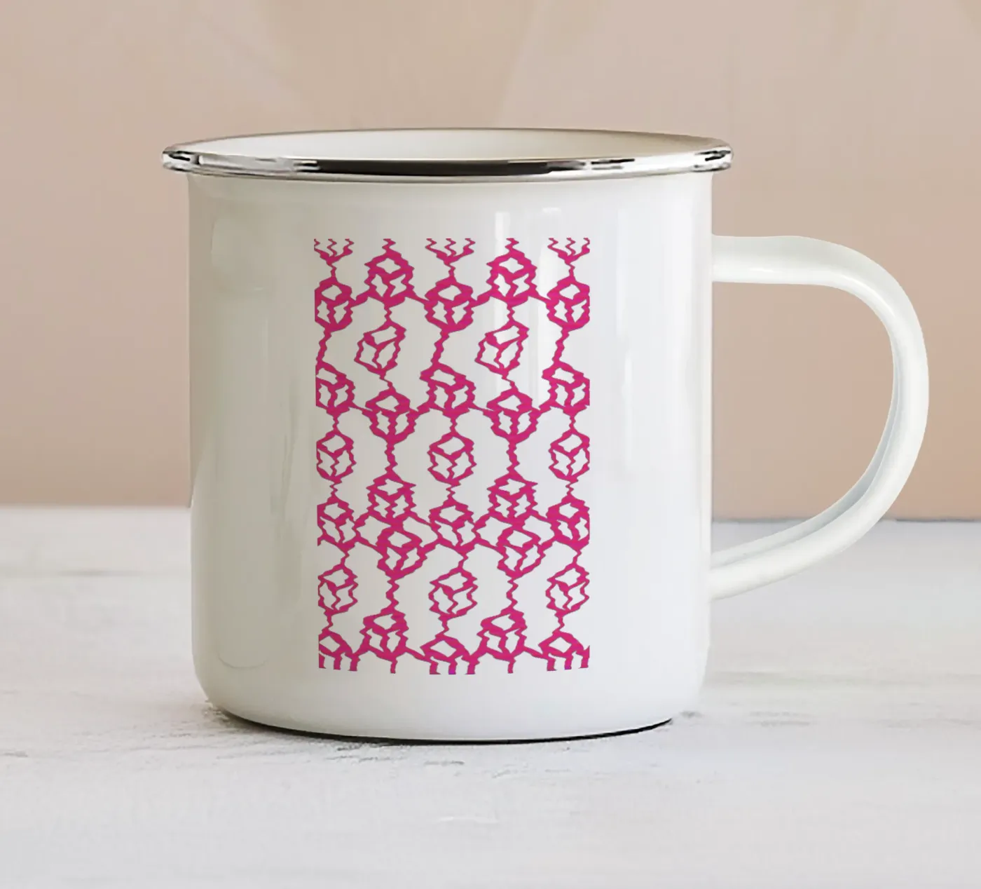 Wired_Stack_Triple enamel mug by Crypto_Jungle