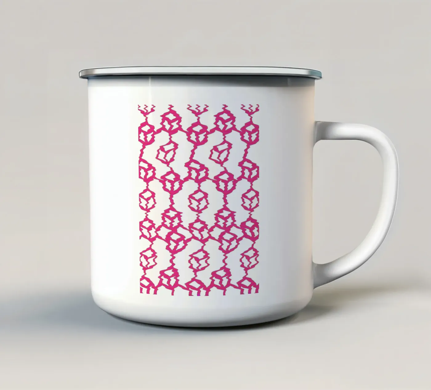 Wired_Stack_Triple enamel mug by Crypto_Jungle