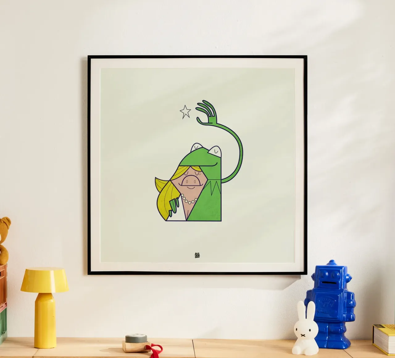 you are my beautiful star poster con telaio in plastica da Ale Giorgini