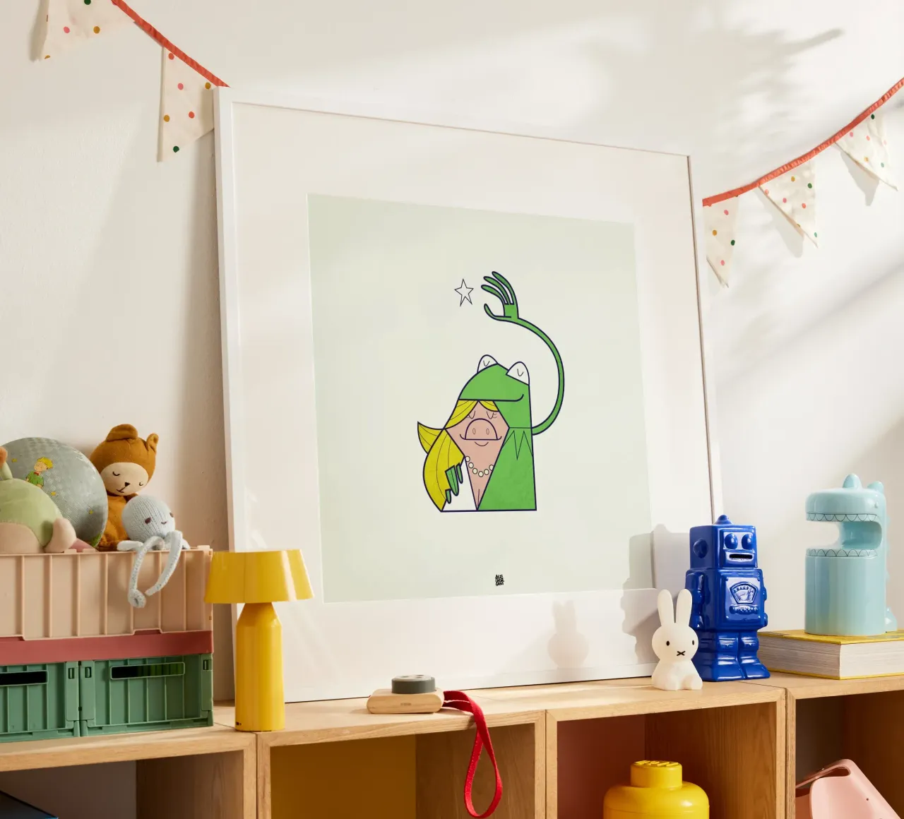 you are my beautiful star poster con telaio in plastica da Ale Giorgini