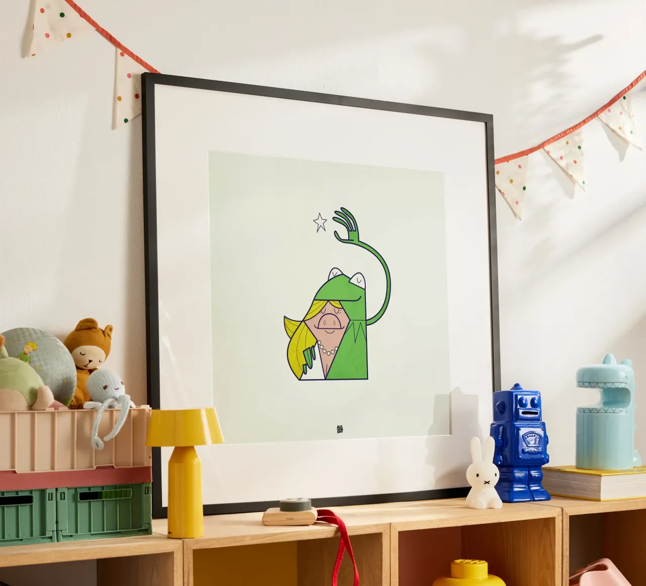 you are my beautiful star poster con telaio in plastica da Ale Giorgini