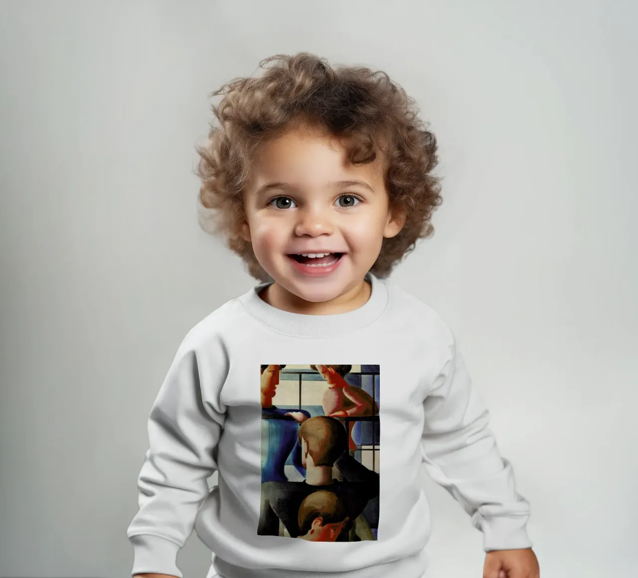 Schlemmer - Group at Railing I felpa neonato da ARTOTHEK