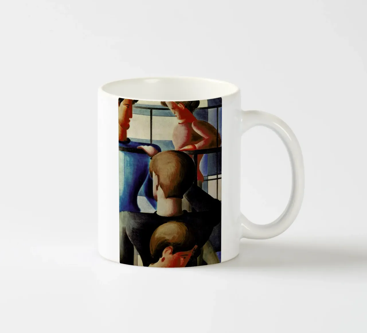 Schlemmer - Group at Railing I tazza in ceramica da ARTOTHEK
