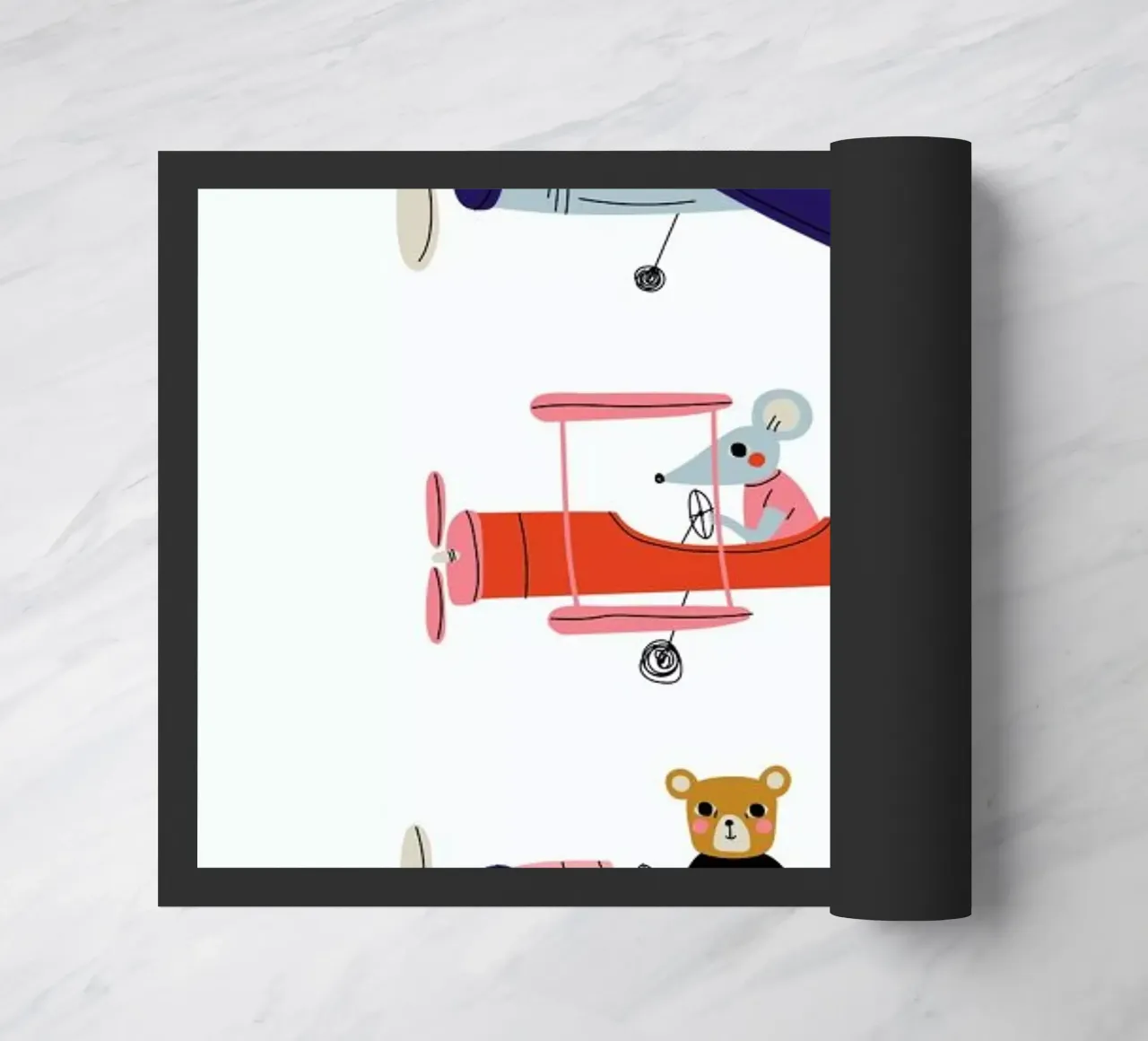 Aeroplane Race zerbino da Little Flourishes
