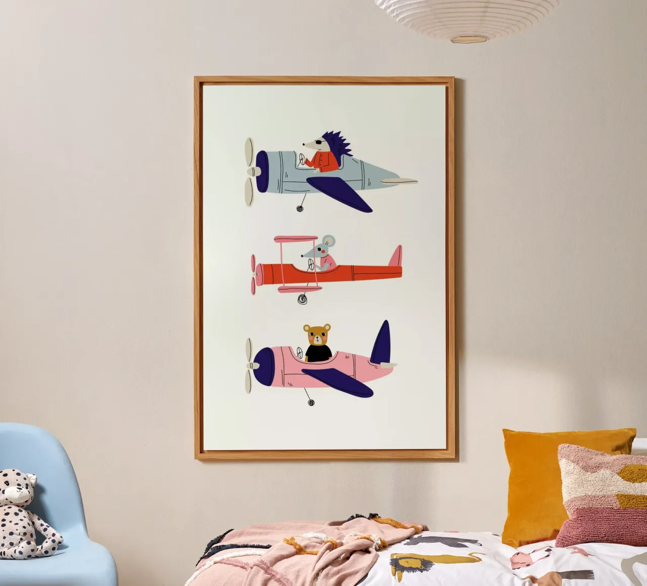 Aeroplane Race Forex-Platte von Little Flourishes