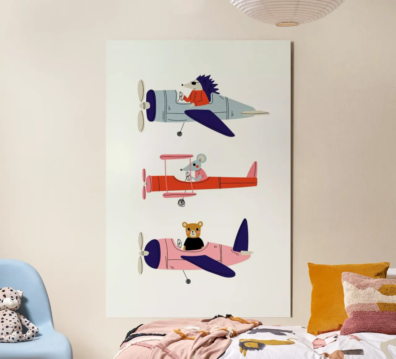 Aeroplane Race Forex-Platte von Little Flourishes