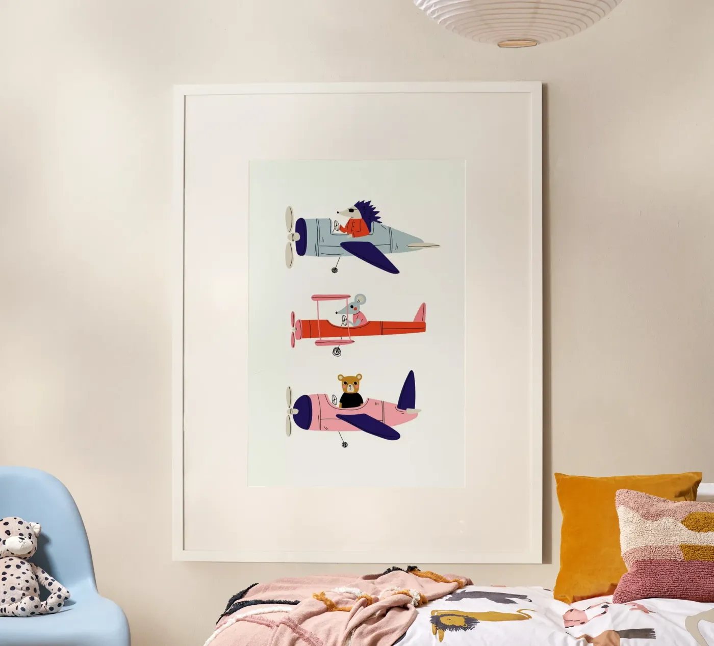 Aeroplane Race poster da Little Flourishes
