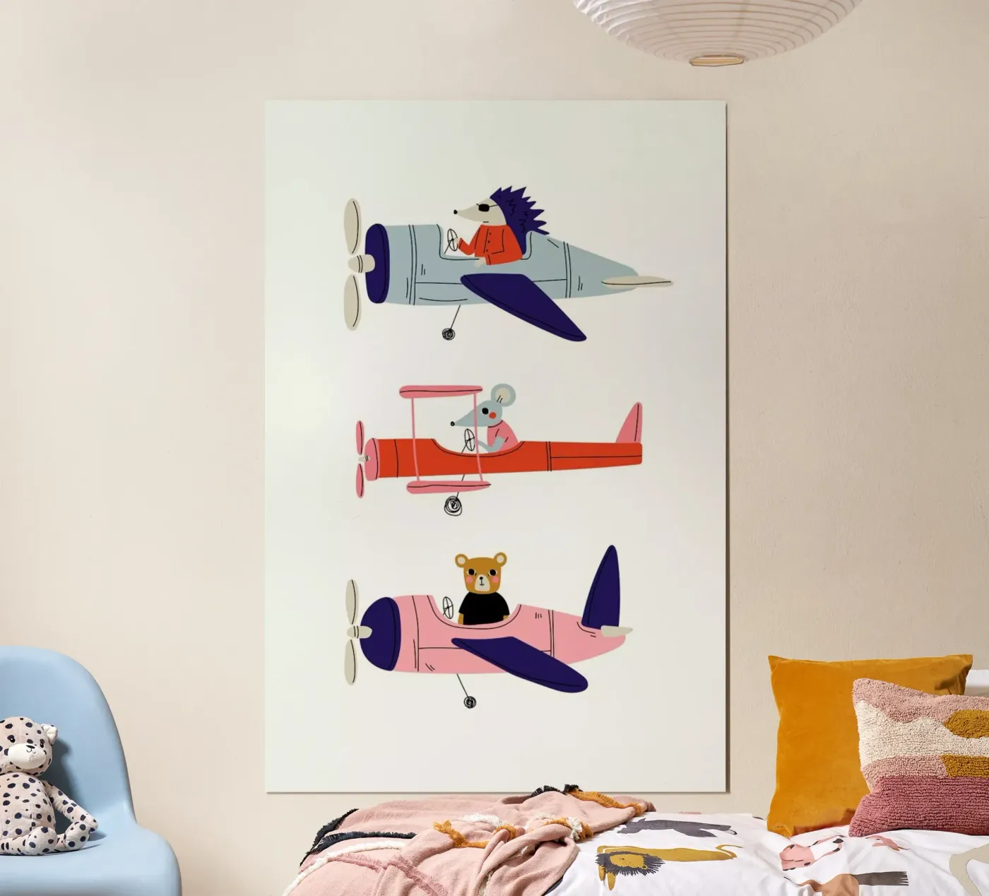 Aeroplane Race poster da Little Flourishes