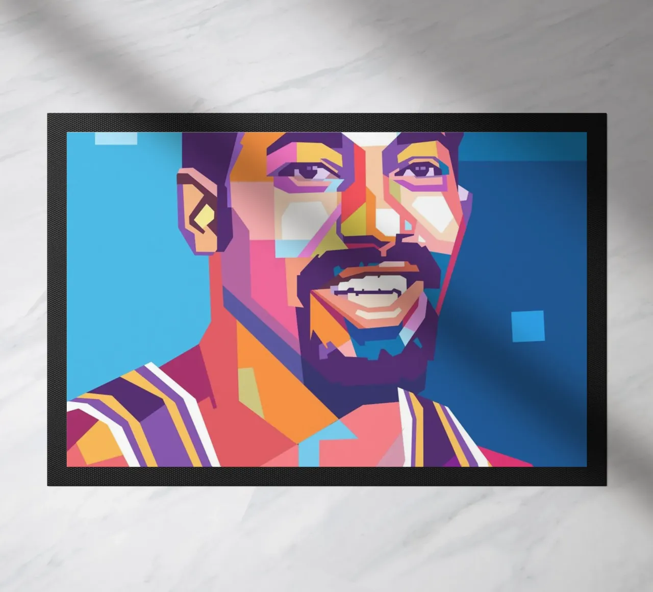 Wilt Chamberlain basketball legend doormat by Hantamrata