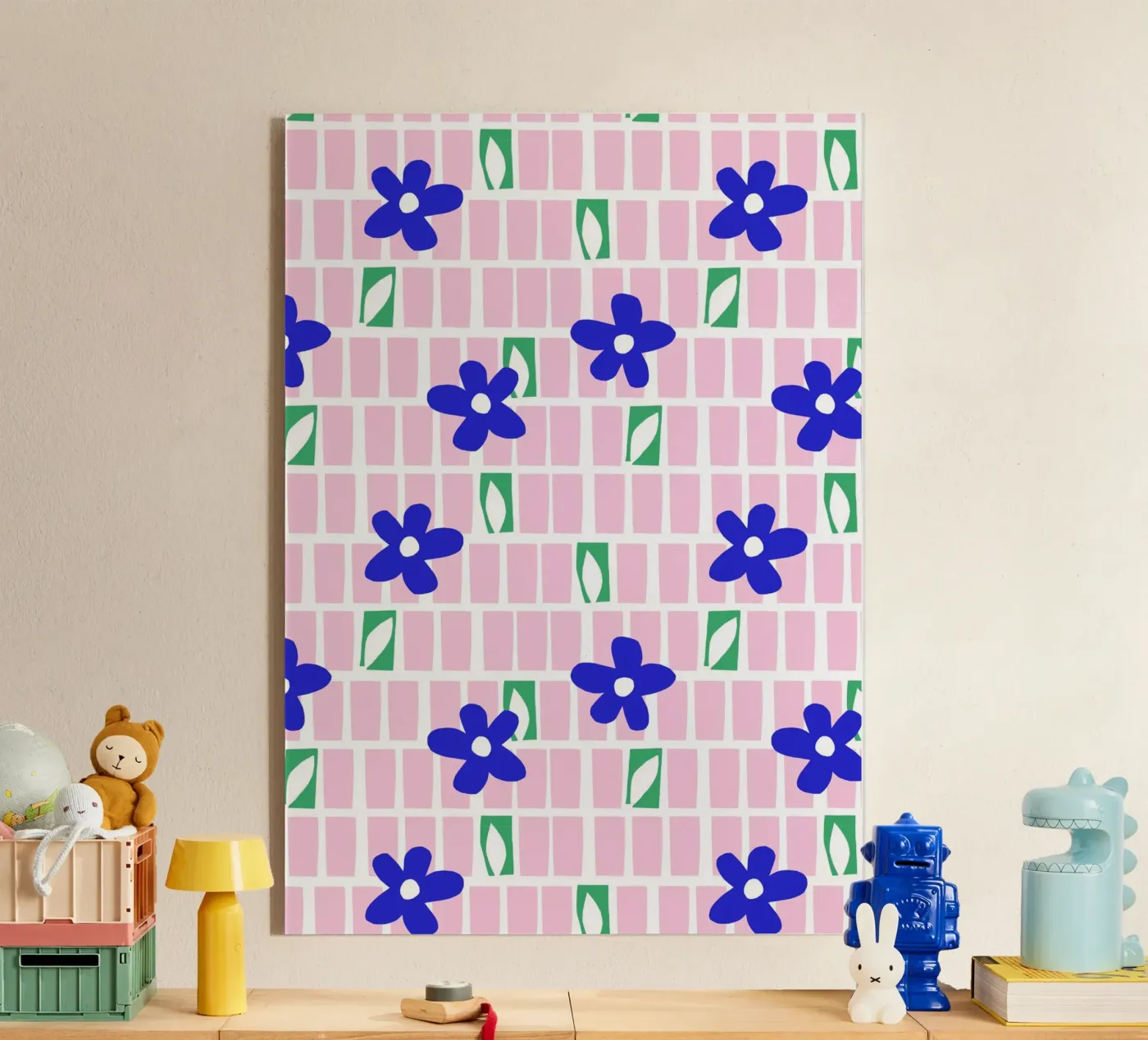 Blumen Grid Acryl-Glas von Lisa Jasmin Bauer