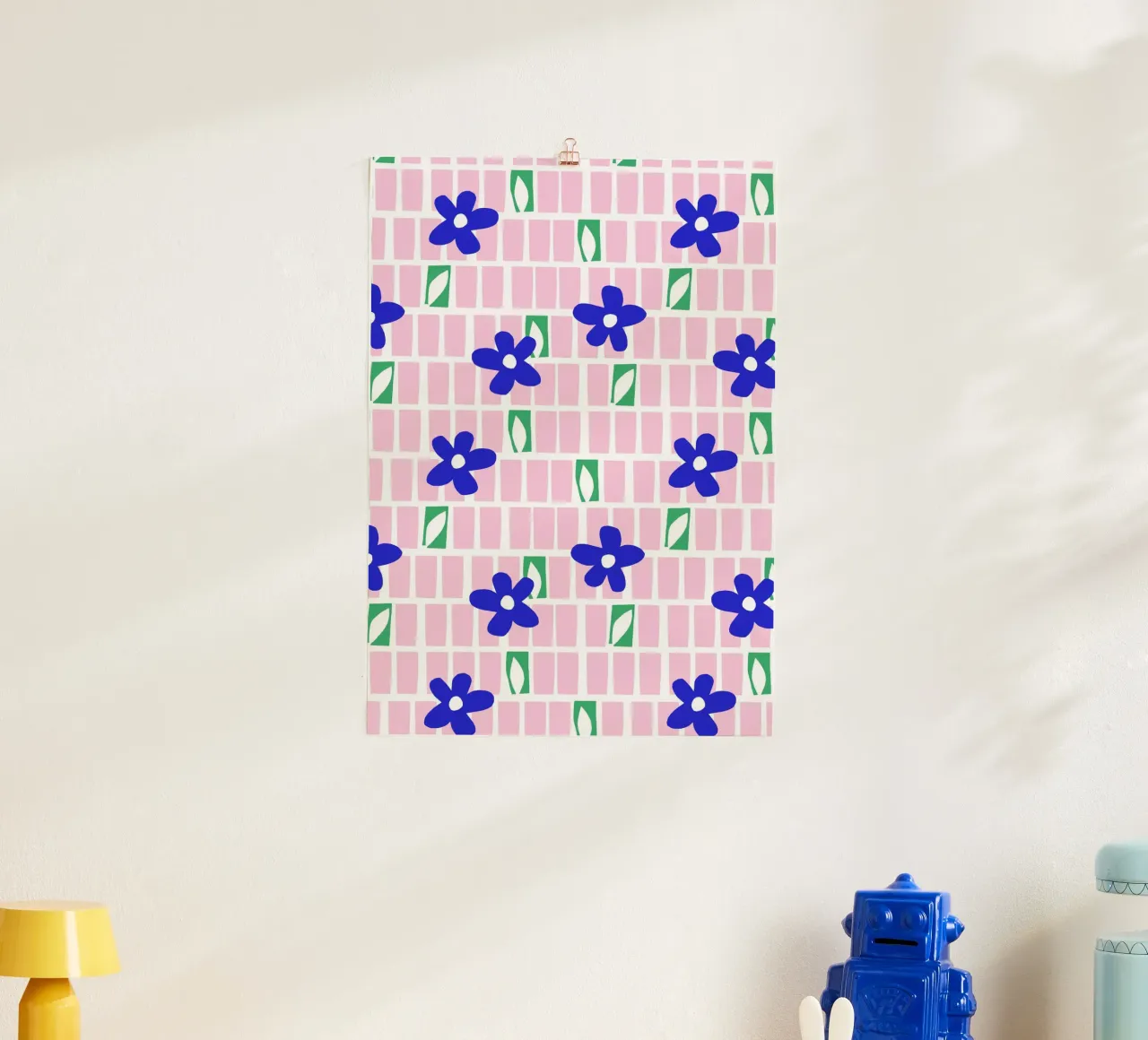 Blumen Grid poster da Lisa Jasmin Bauer