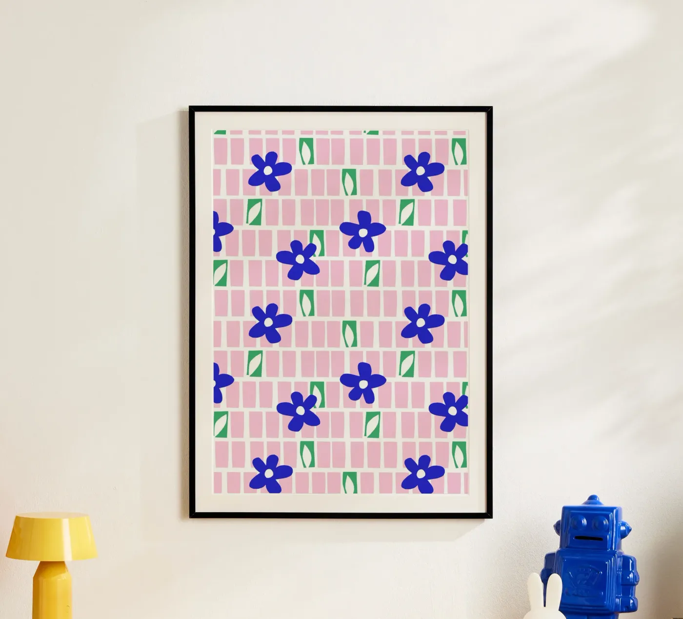 Blumen Grid poster van Lisa Jasmin Bauer