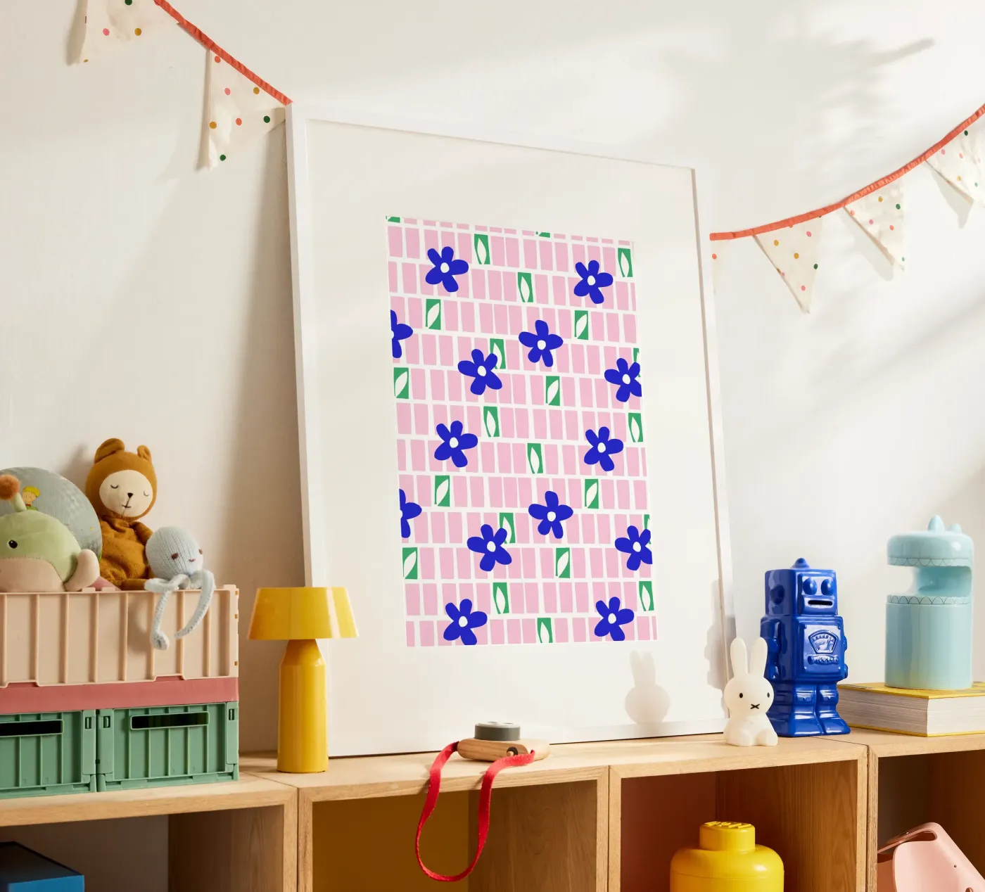 Blumen Grid poster da Lisa Jasmin Bauer