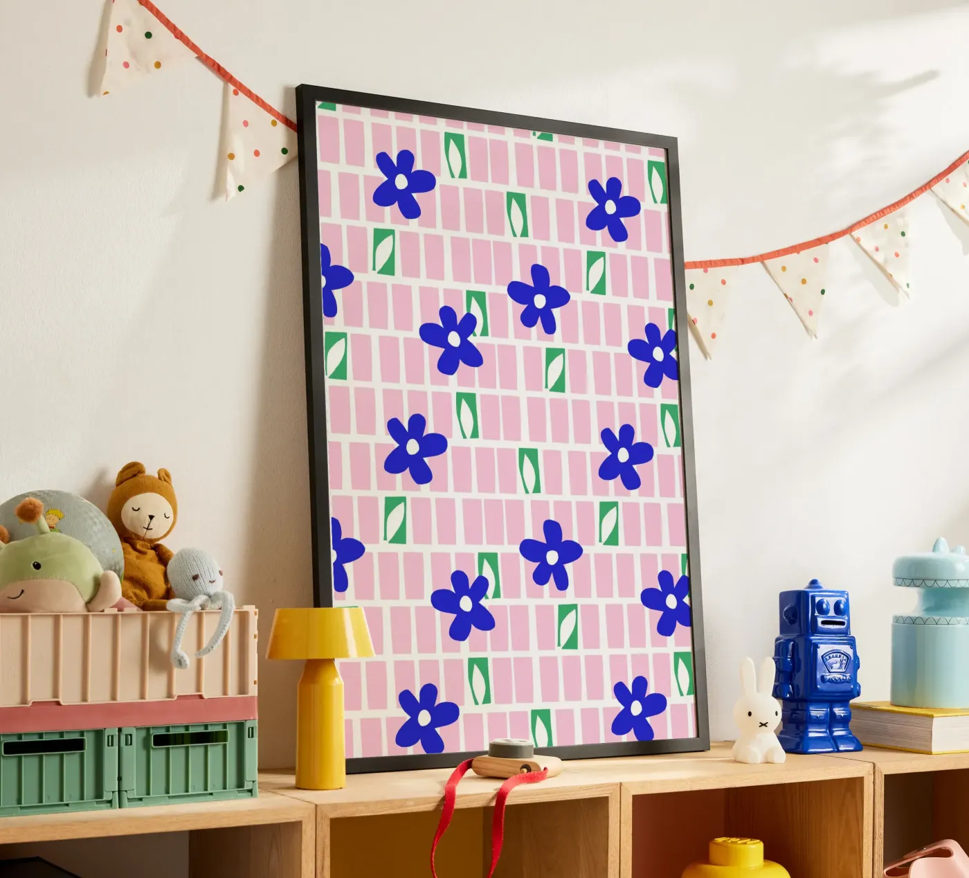 Blumen Grid poster da Lisa Jasmin Bauer