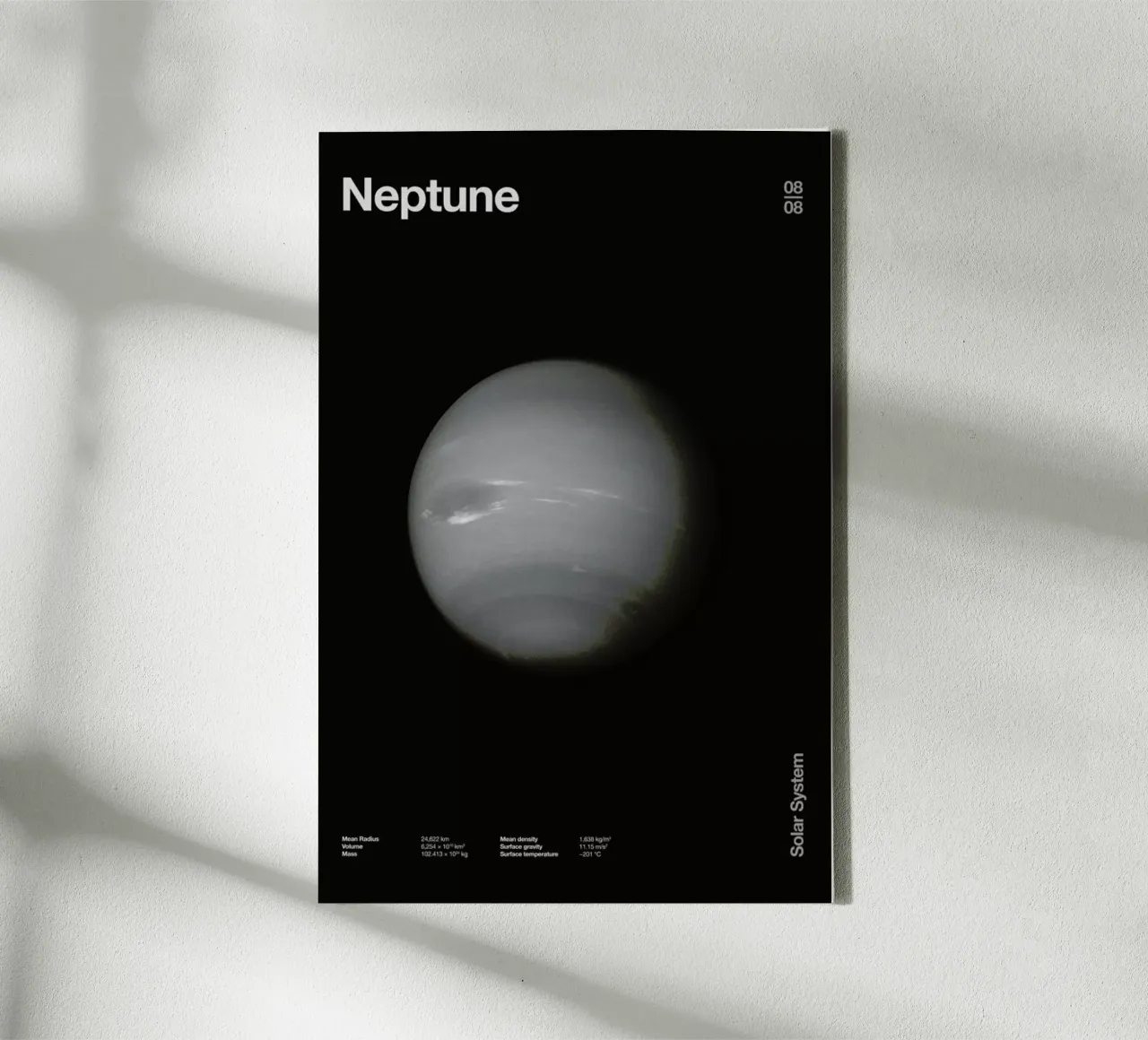 Neptune canvas met Baklijst van Florent Bodart
