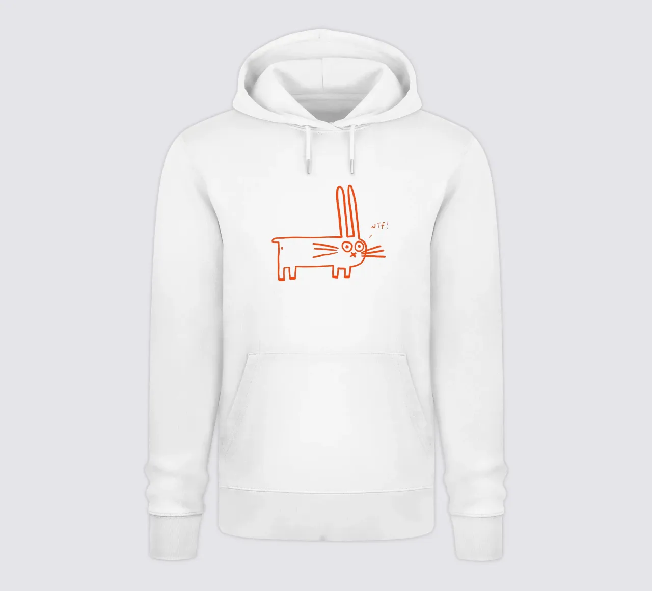 Hase wtf! felpa con cappuccio da aucontraire