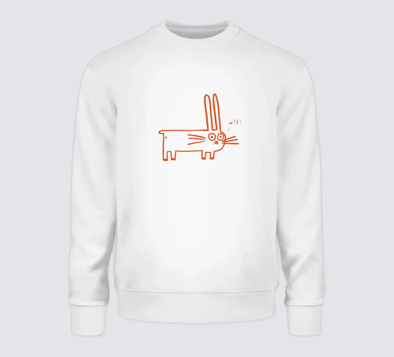 Hase wtf! felpa da aucontraire