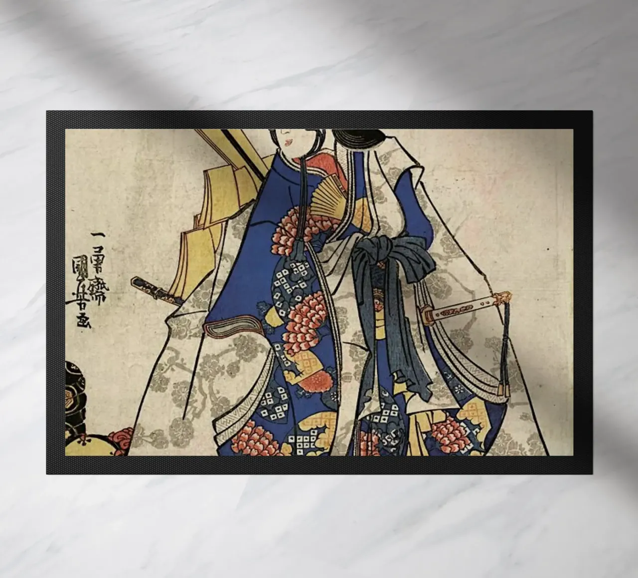 Kuniyoshi - Shirabyoshi Dancer Shizuka zerbino da ARTOTHEK