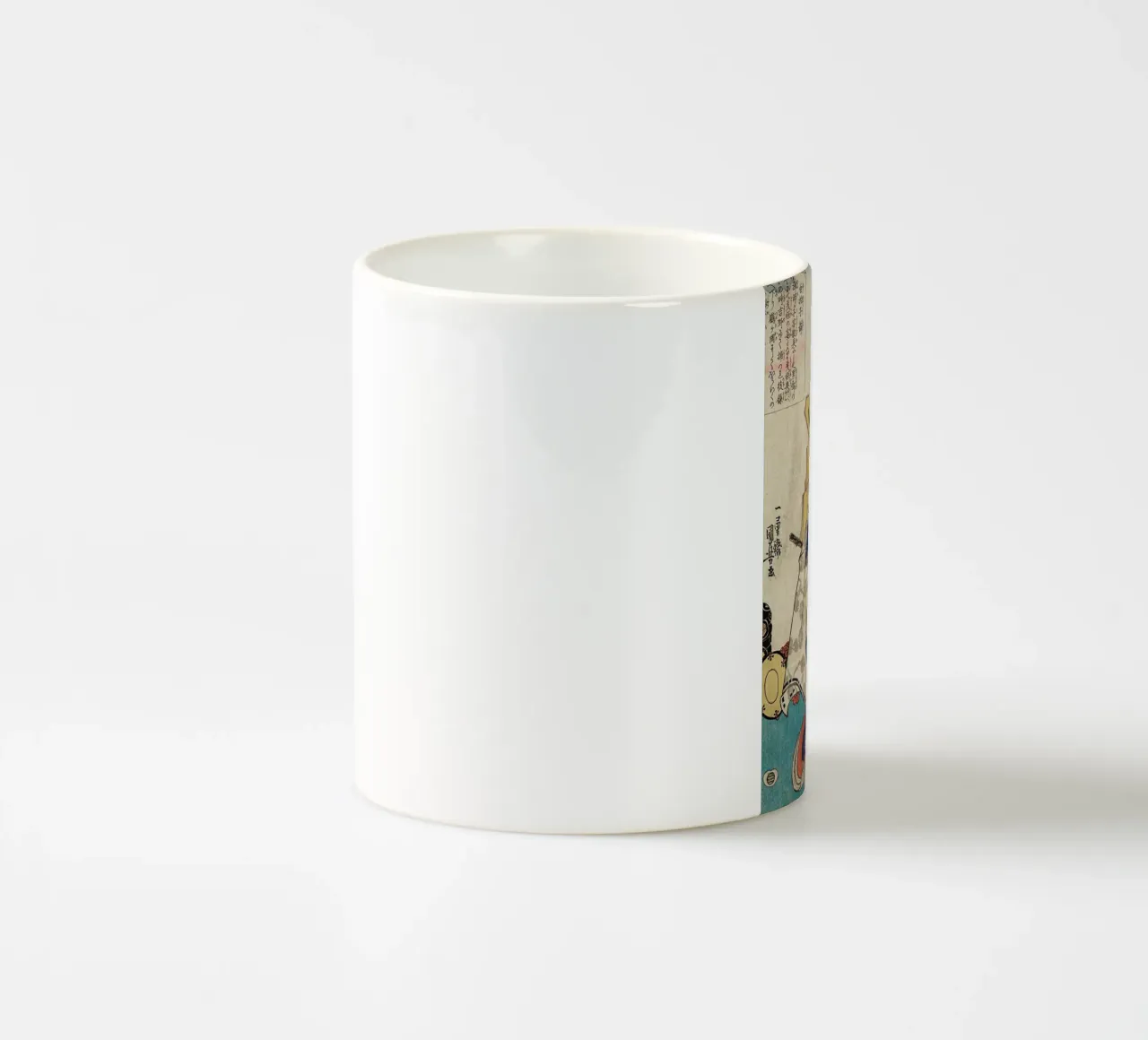 Kuniyoshi - Shirabyoshi Dancer Shizuka tazza in ceramica da ARTOTHEK