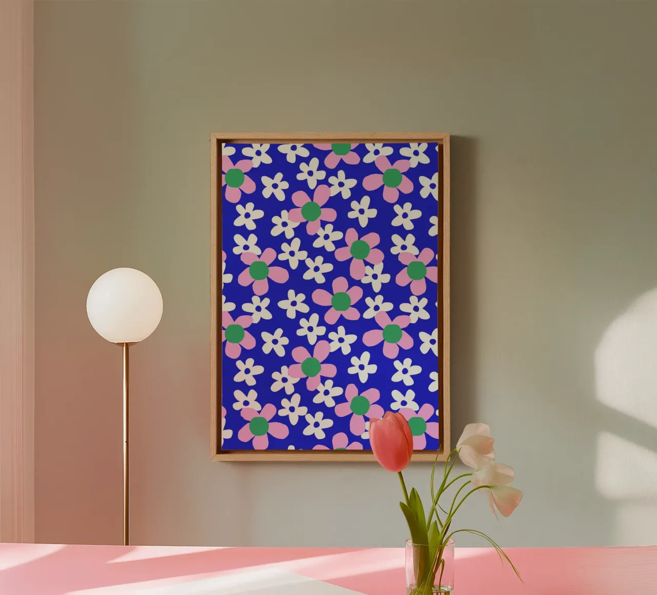 Bright Blooms tela con Cornice a cassetta da Lisa Jasmin Bauer