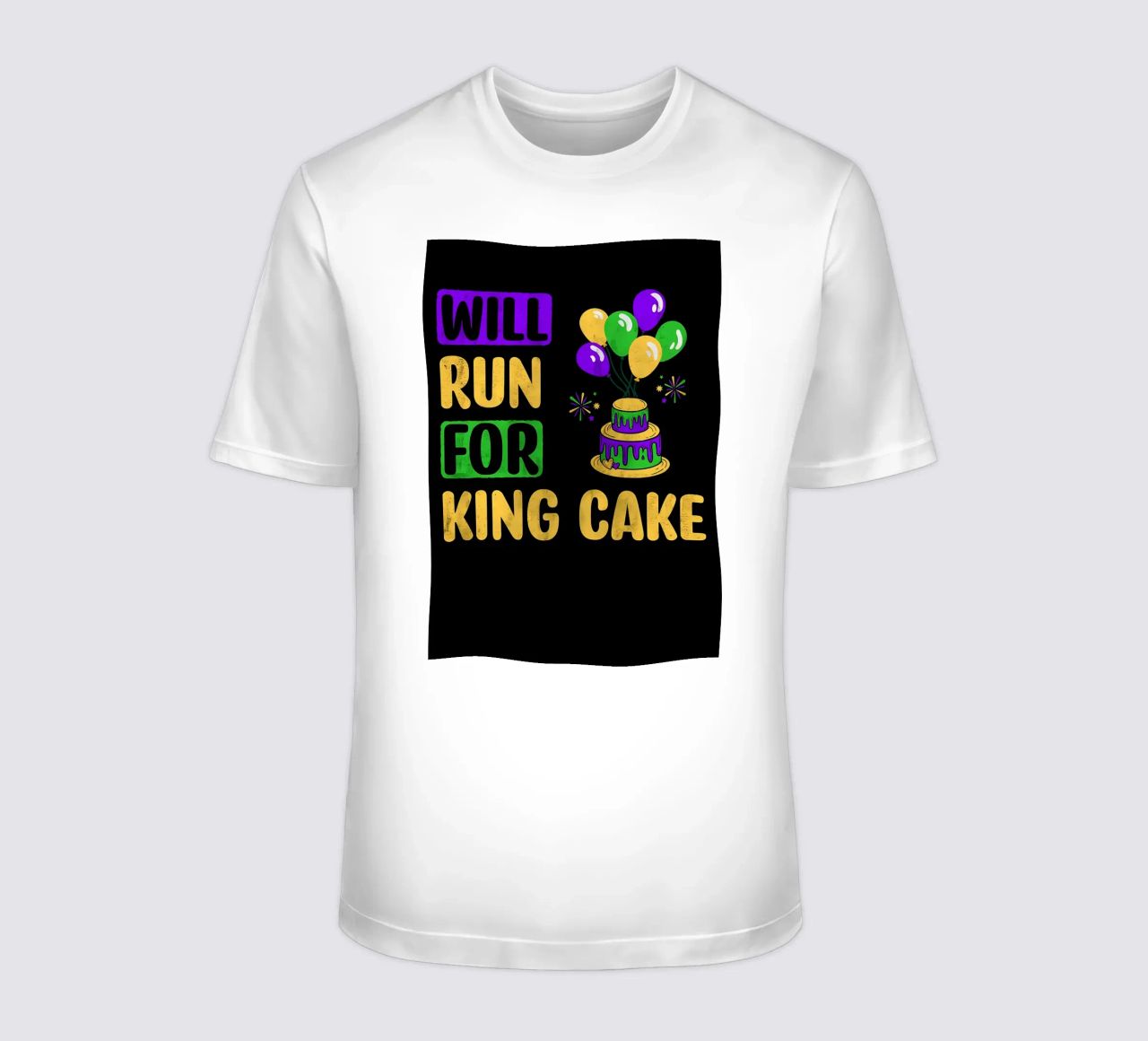 Correrà per il re della torta t-shirt da David A Ray