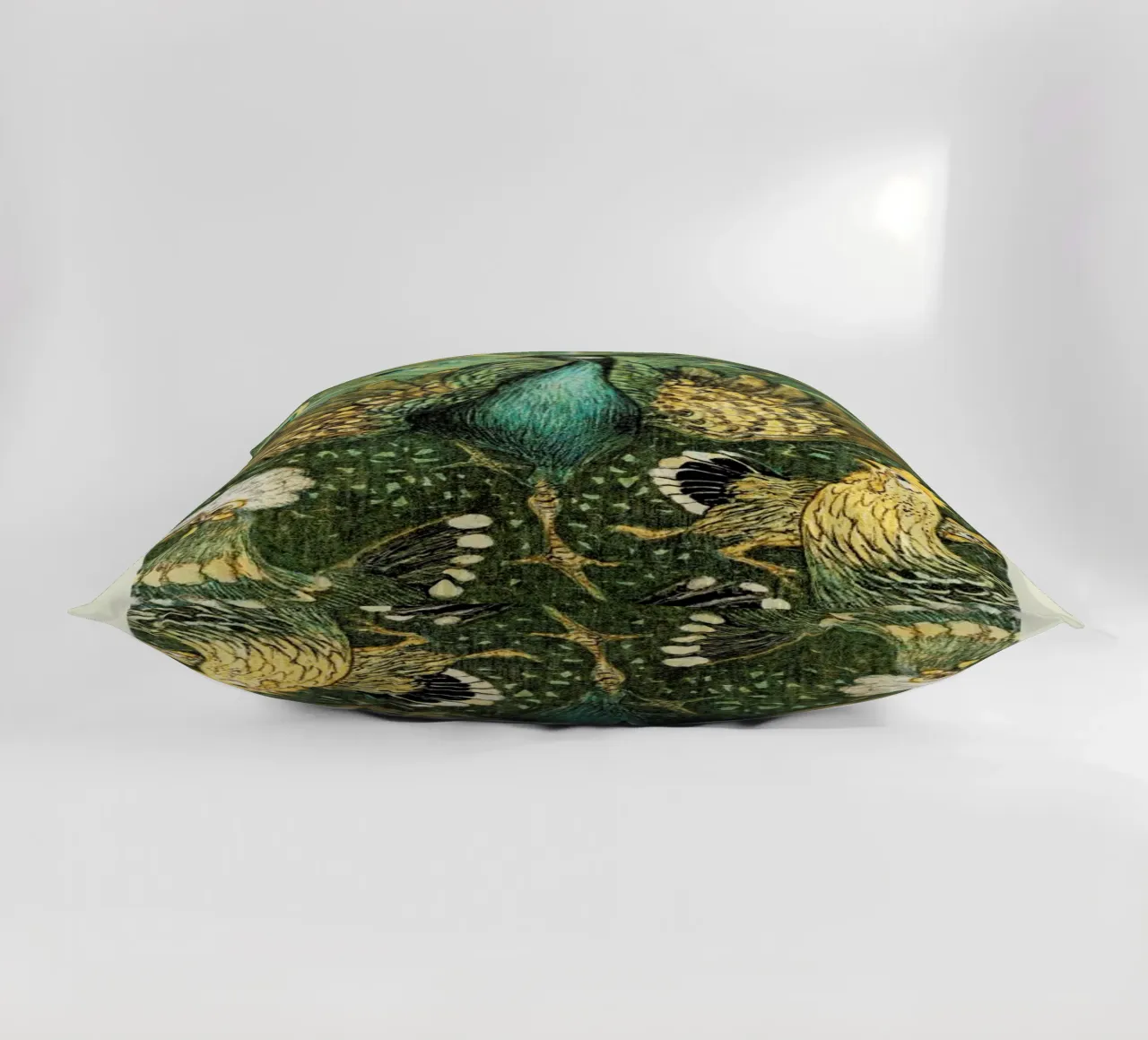 Van Hoytema - Pauw Met Kippen cuscino da Vintage by JUNIQE