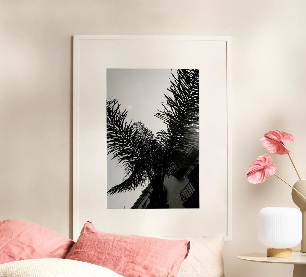 Palms — Barcelone Streets carta hahnemühle da Sebastian Hilgetag
