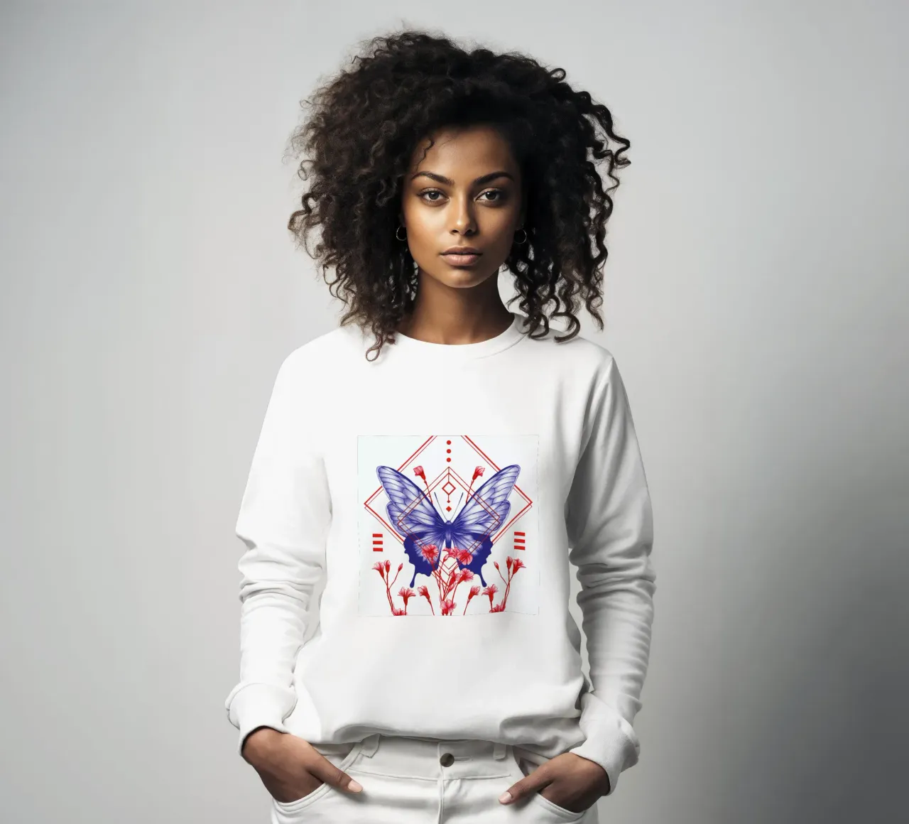 Evolution 1 sweatshirt by The White Deer