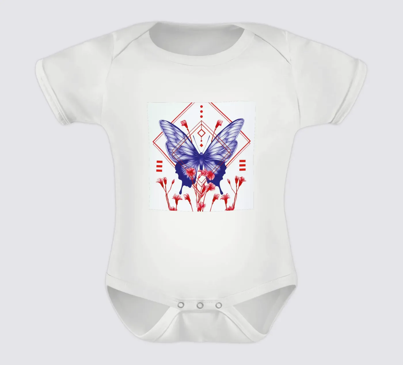 Evolution 1 Kurzarm Babybody von The White Deer