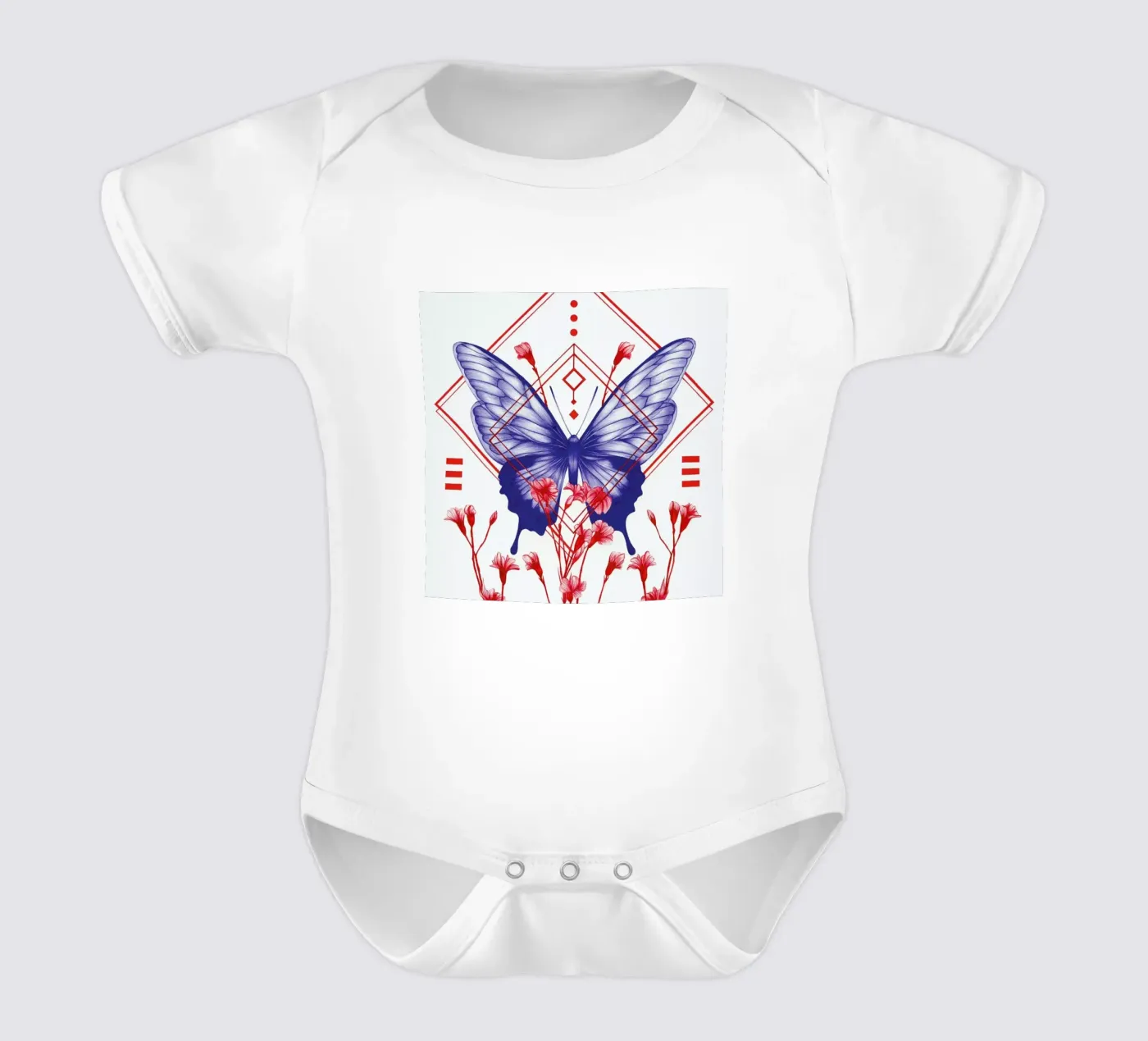 Evolution 1 Kurzarm Babybody von The White Deer
