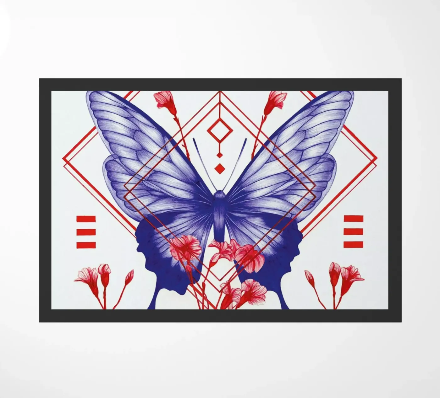 Evolution 1 Fußmatte von The White Deer