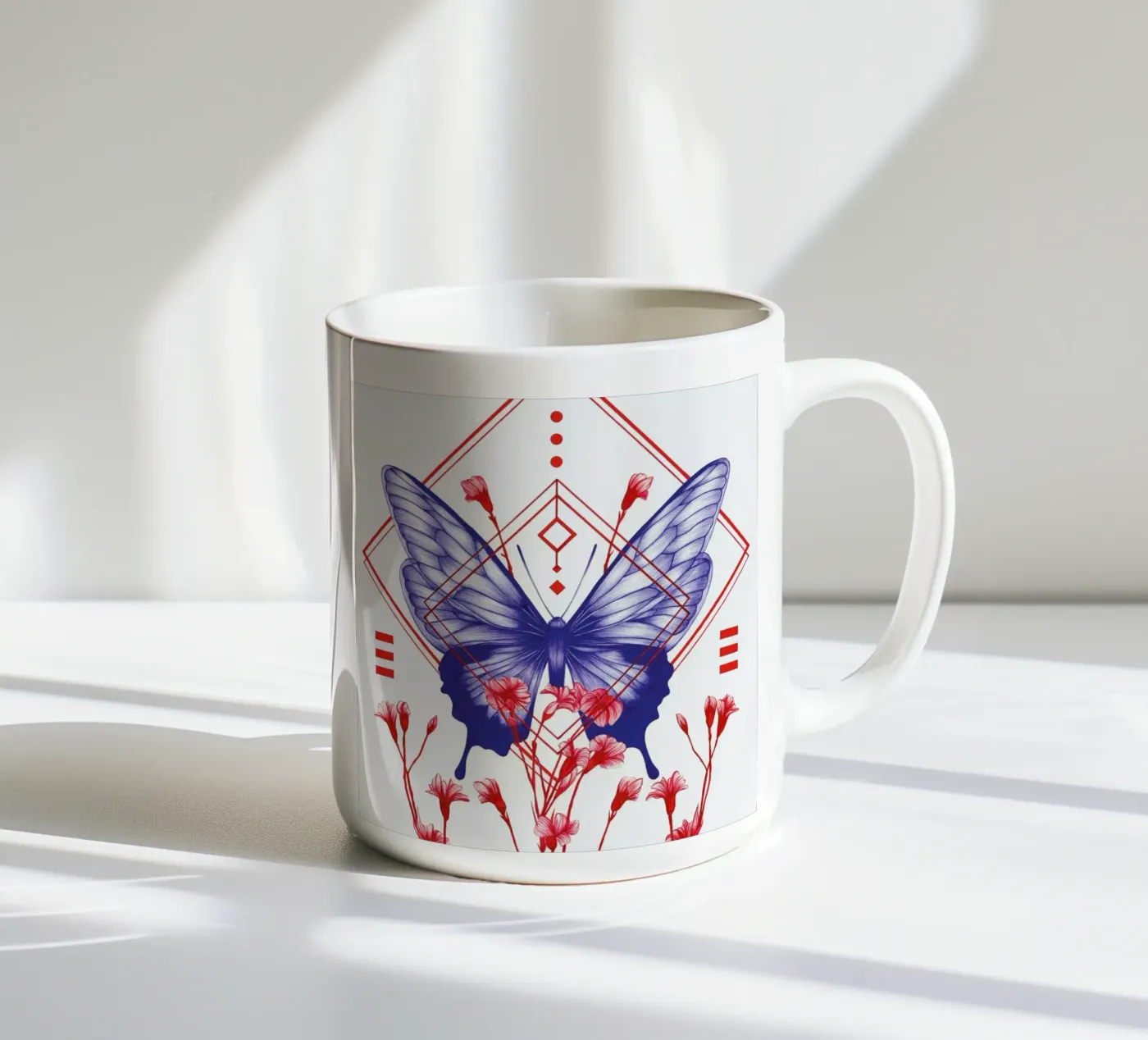 Evolution 1 ceramic mug by The White Deer