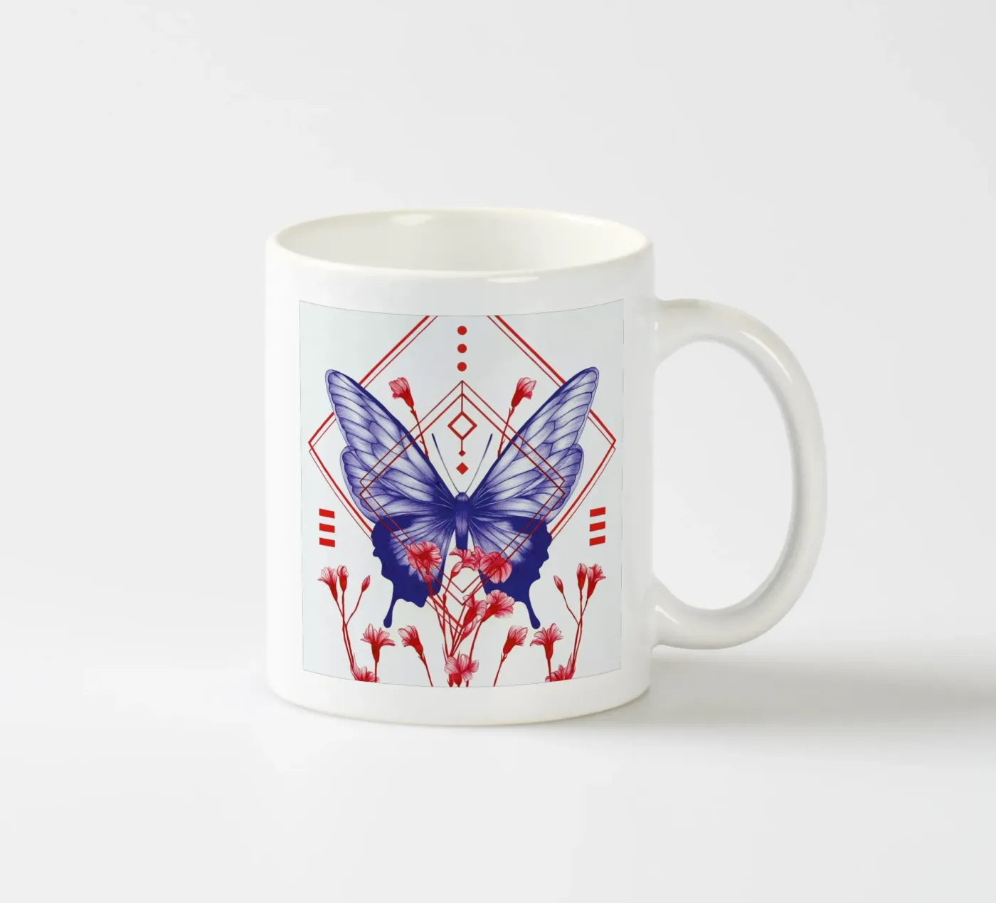 Evolution 1 Keramik Tasse von The White Deer