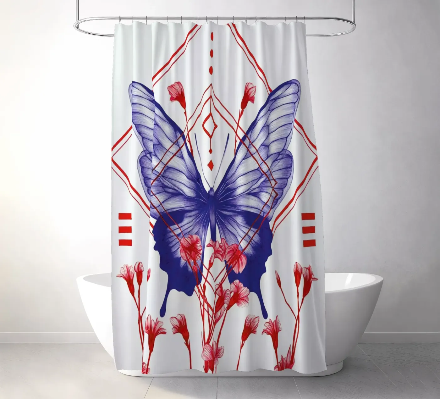 Evolution 1 douchegordijn van The White Deer