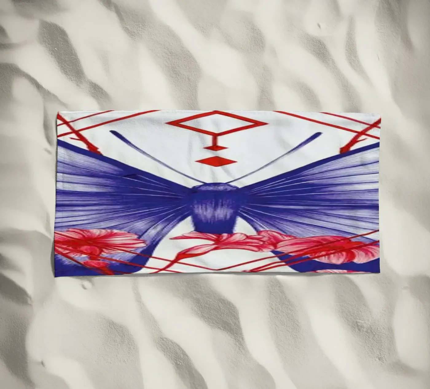 Evolution 1 serviette de plage de The White Deer